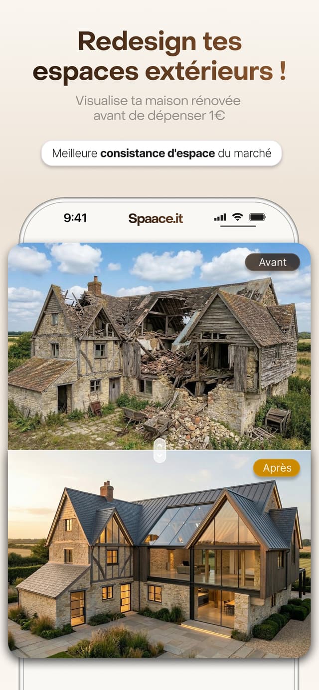 Redesigne chaque espace de ta maison