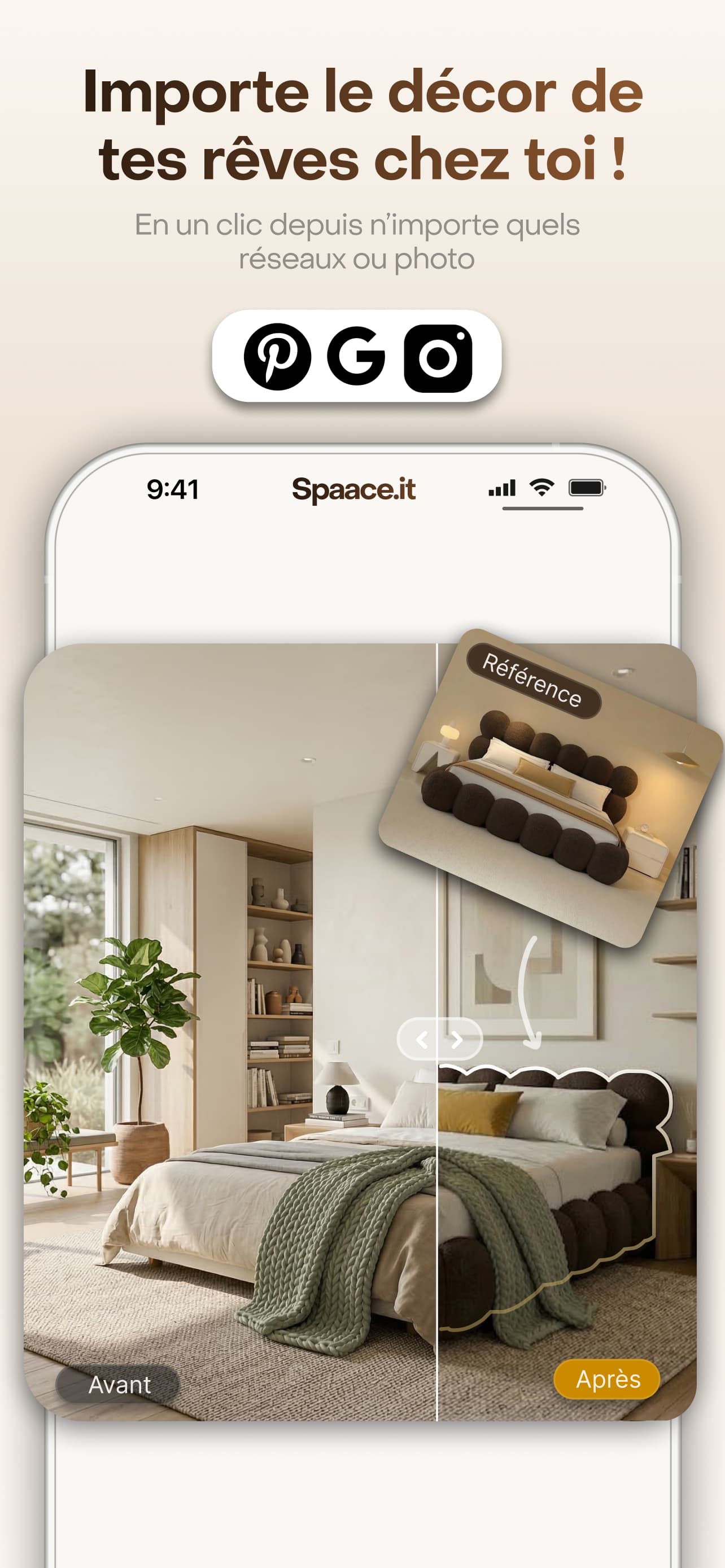 Spaace It app screenshot